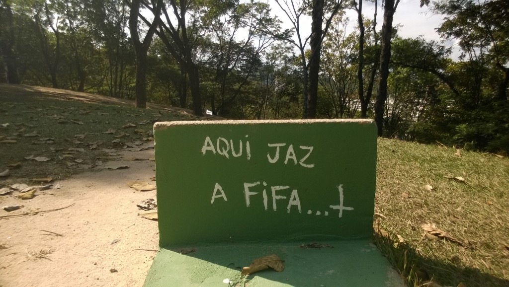 »Hier (auf dem Campus) ruht die Fifa« (Bild: T. Zwior)